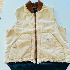 Carhartt Tan Quilted Vest